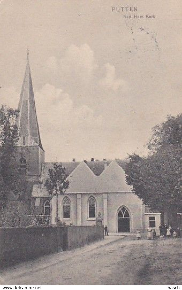 1854	43	Putten, Ned. Herv. Kerk (kleine Vouwen In De Hoeken) - Putten
