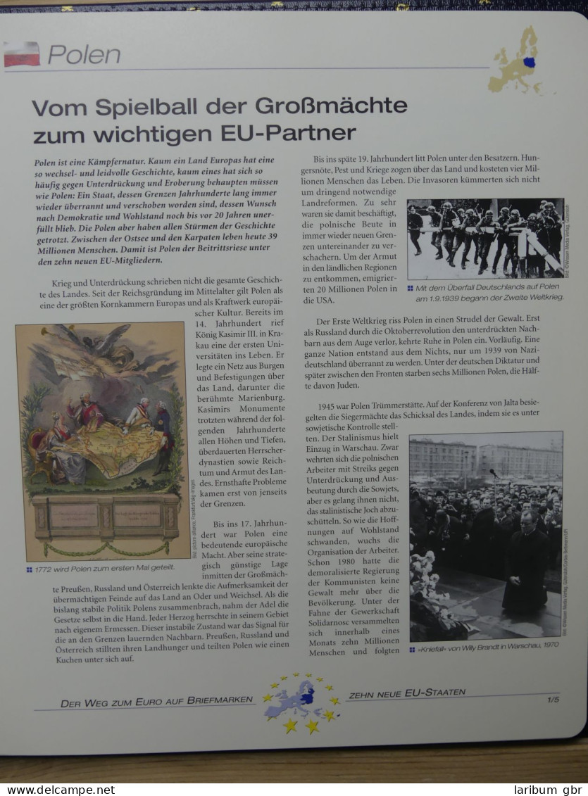 Themensammlung Der Weg Zum Euro Auf Briefmarken Aus Dem Post Abo #LW829 - Collections (with Albums)