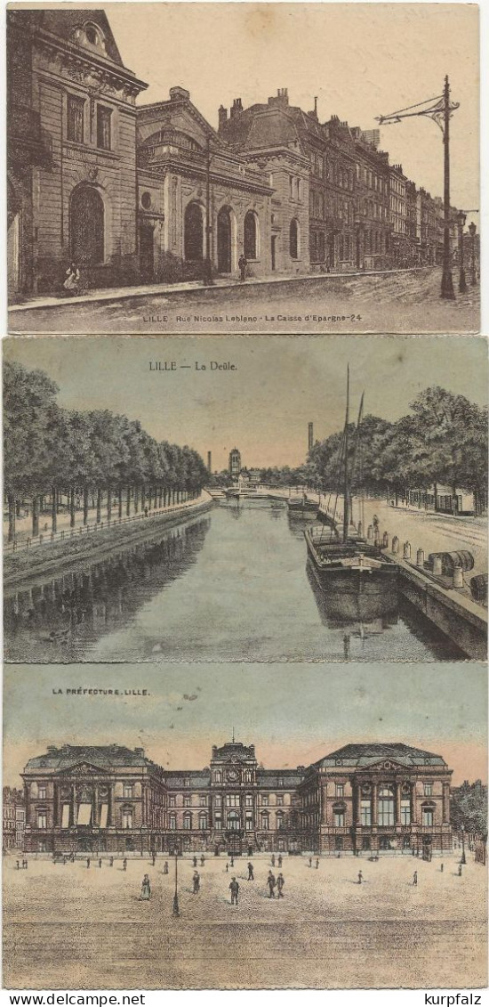 Lille - Lot Mixte De 10 Cartes Postales Anciennes, Meist Feldpost 1. WK - Luneville