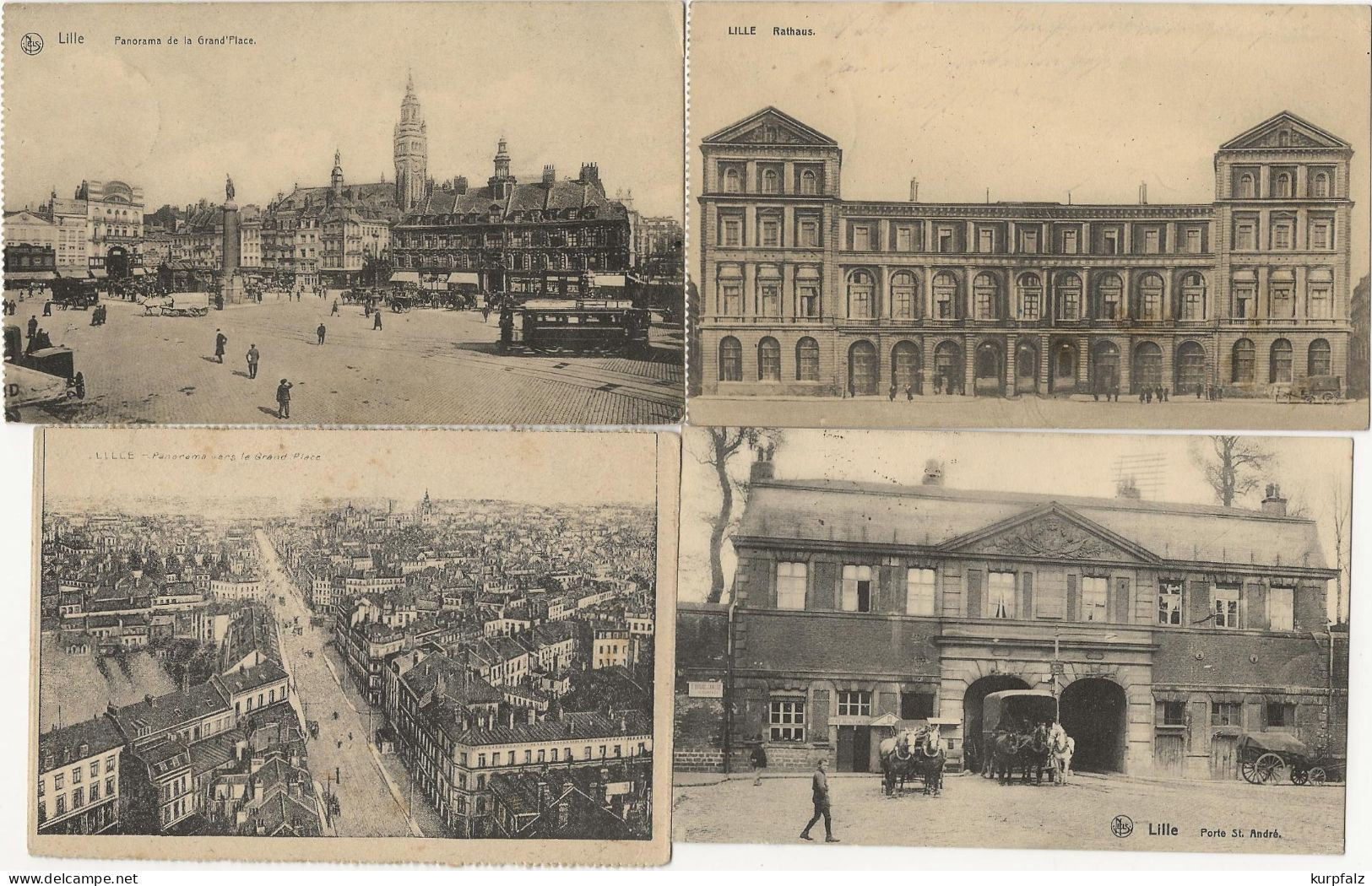 Lille - Lot Mixte De 10 Cartes Postales Anciennes, Meist Feldpost 1. WK - Luneville