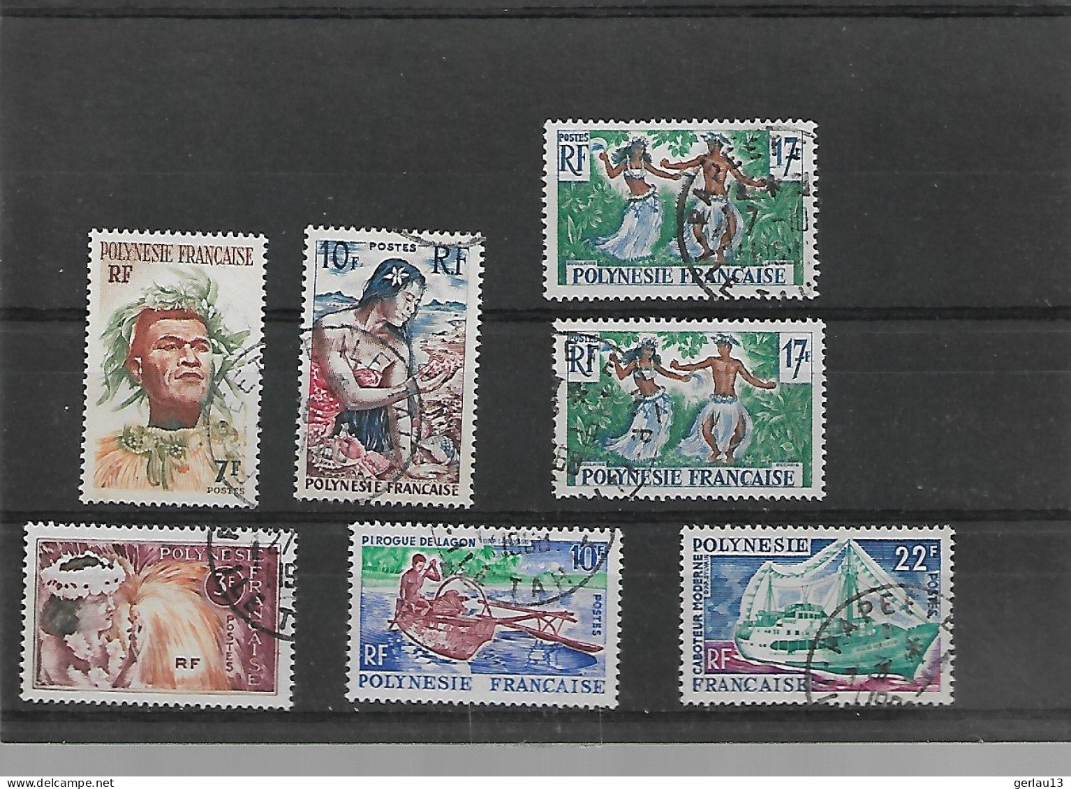 PETIT LOT POLYNESIE OBLITERES - Collections, Lots & Series