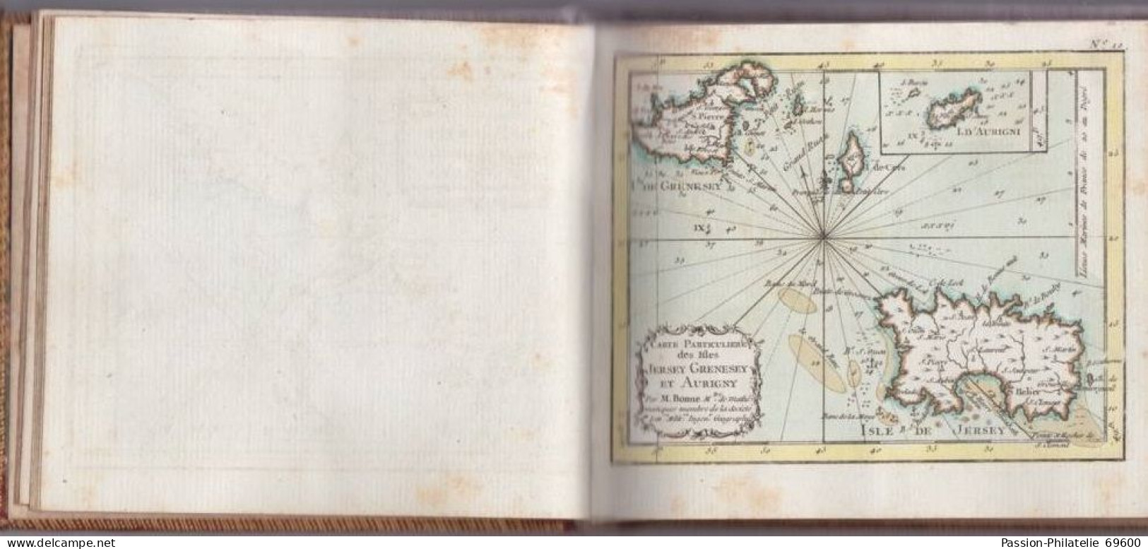 ATLAS MARITIME 1778 - Cartes Réduites Des Côtes De France, Des Isles Voisines Suivies Des Plans - Corse, Jersey... - 1701-1800