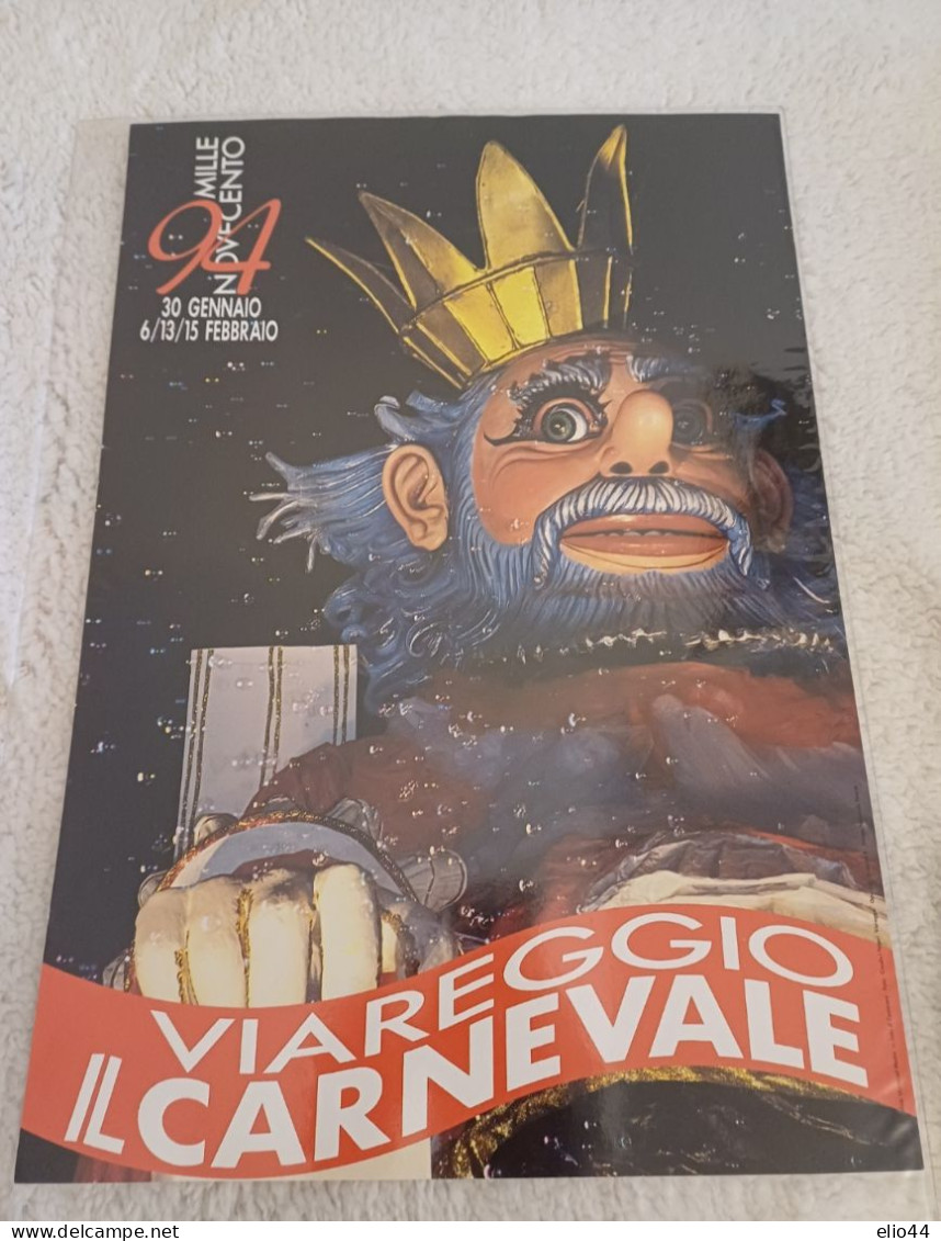 Altri Temi E Collezioni - Poster Feste - Il Carnevale Di Viareggio - - Fasching & Karneval