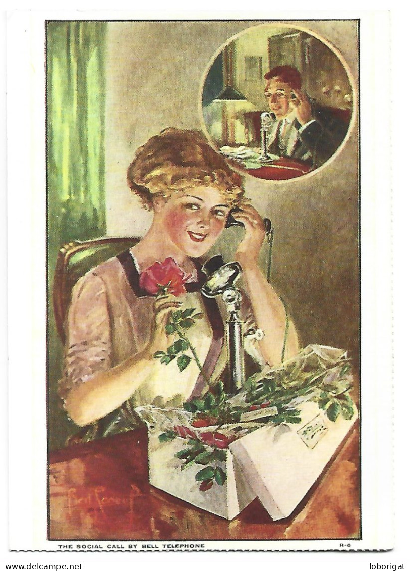 BELL TELEPHONE TRADE CARD.- COLLECTION OF LEONARD A. LAUDER.- NEW YORK CITY.- ( ESTADOS UNIDOS ) - Manhattan