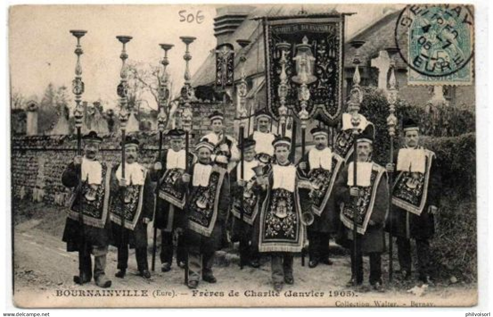 BOURNAINVILLE FRERES DE LA CHARITE LE 01/1905 TRES ANIMEE - Autres & Non Classés