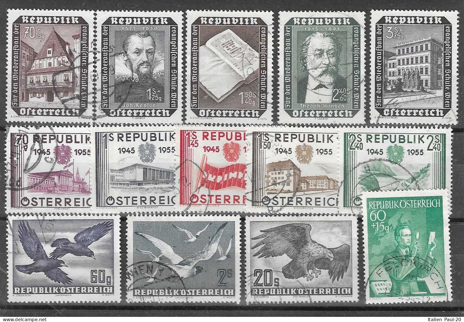 Österreich - Selt./gest. Bessere Ausgaben Aus 1950/55! - Used Stamps