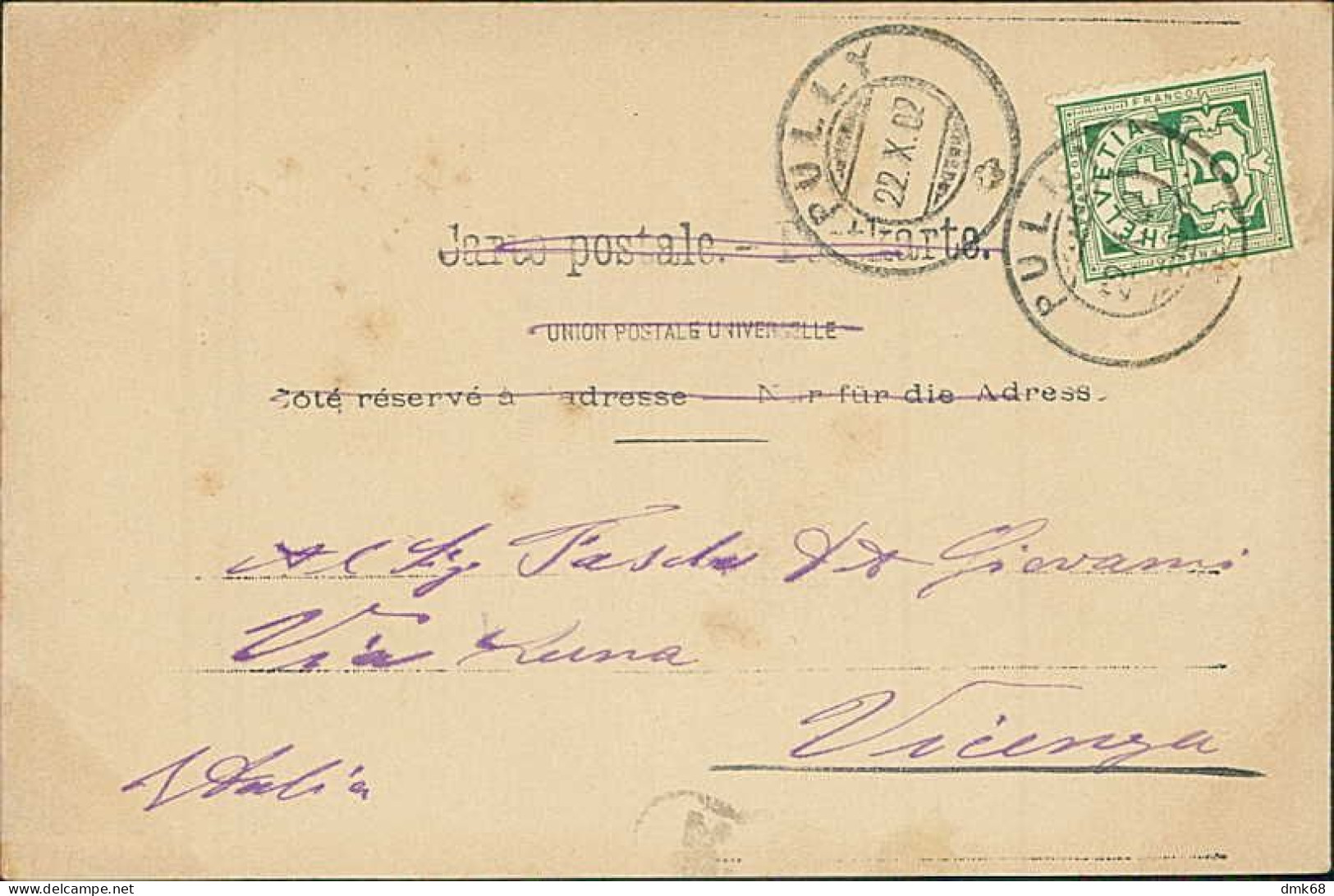 SWITZERLAND - AU PORT DE PULLY - EDIT M. ABETEL - MAILED 1902 (18405) - Pully