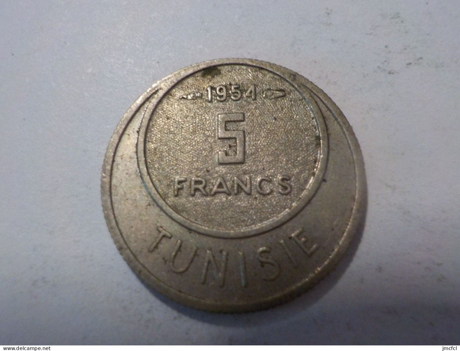 TUNISIE  5 Francs 1954 - Tunisie