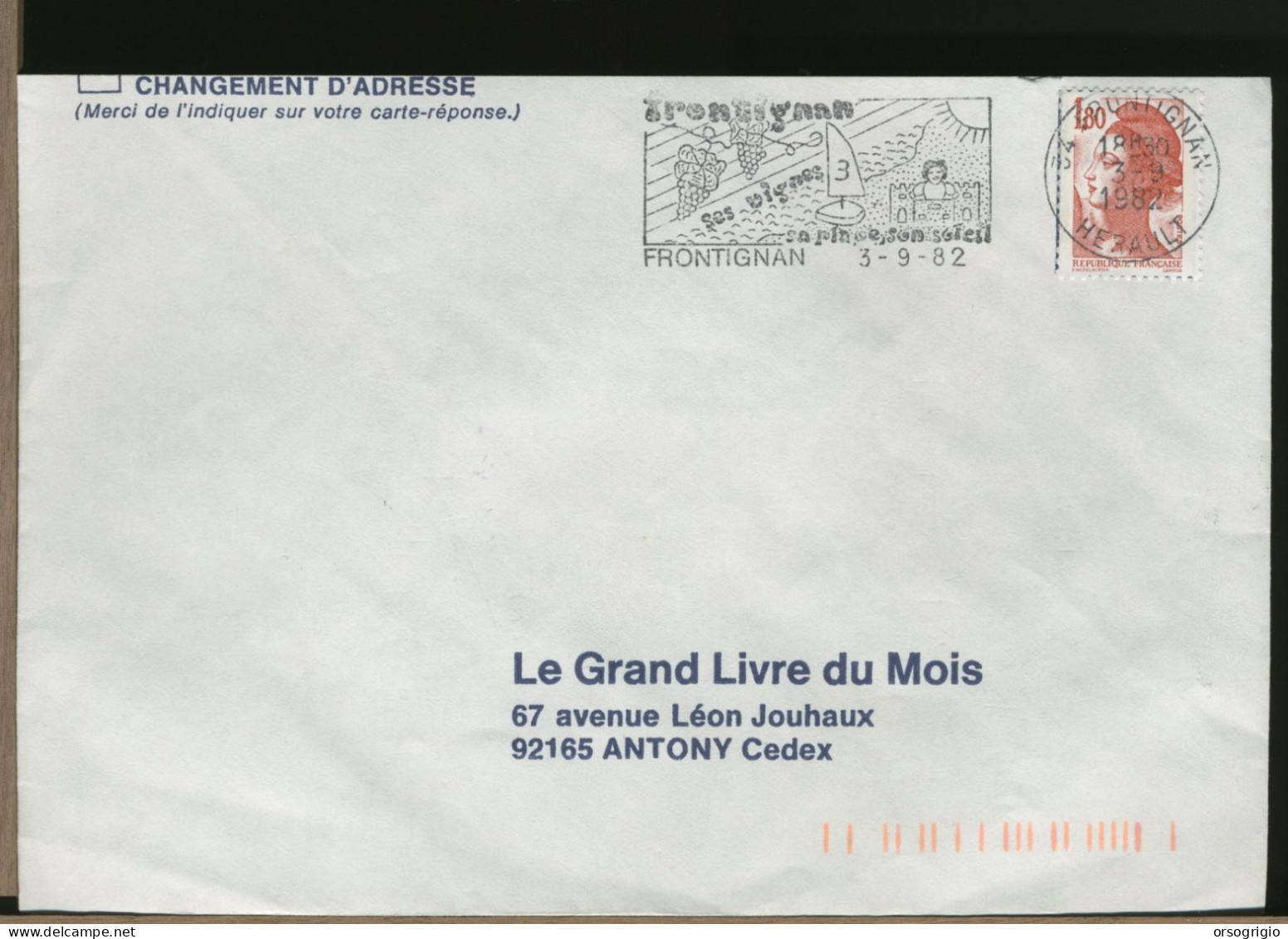 FRANCIA FRANCE -  FRONTIGNAN - Mechanical Postmarks (Other)