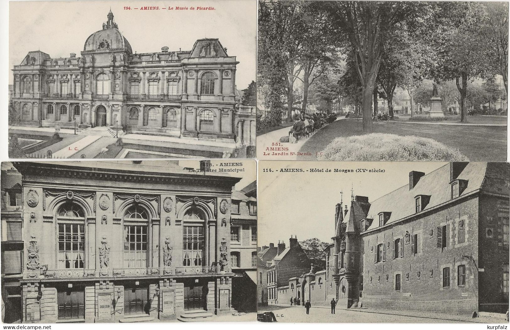Amiens - Lot Mixte De 17 Cartes Postales Anciennes, Les Cartes N'ont Pas Circulé - Amiens