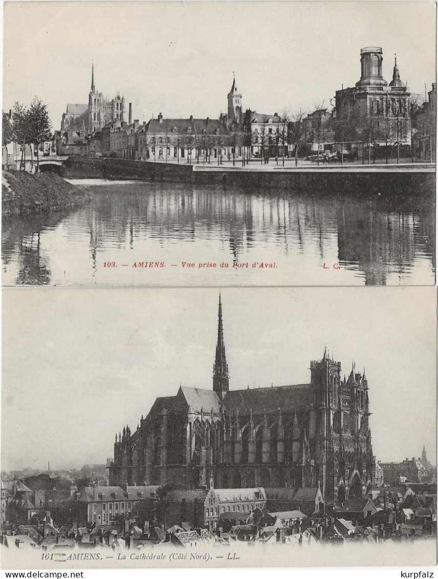 Amiens - Lot Mixte De 17 Cartes Postales Anciennes, Les Cartes N'ont Pas Circulé - Amiens