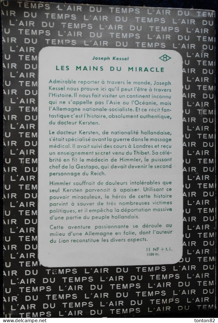 Joseph Kessel - Les Mains Du Miracle - Gallimard - ( 1960 ) . - Sonstige & Ohne Zuordnung