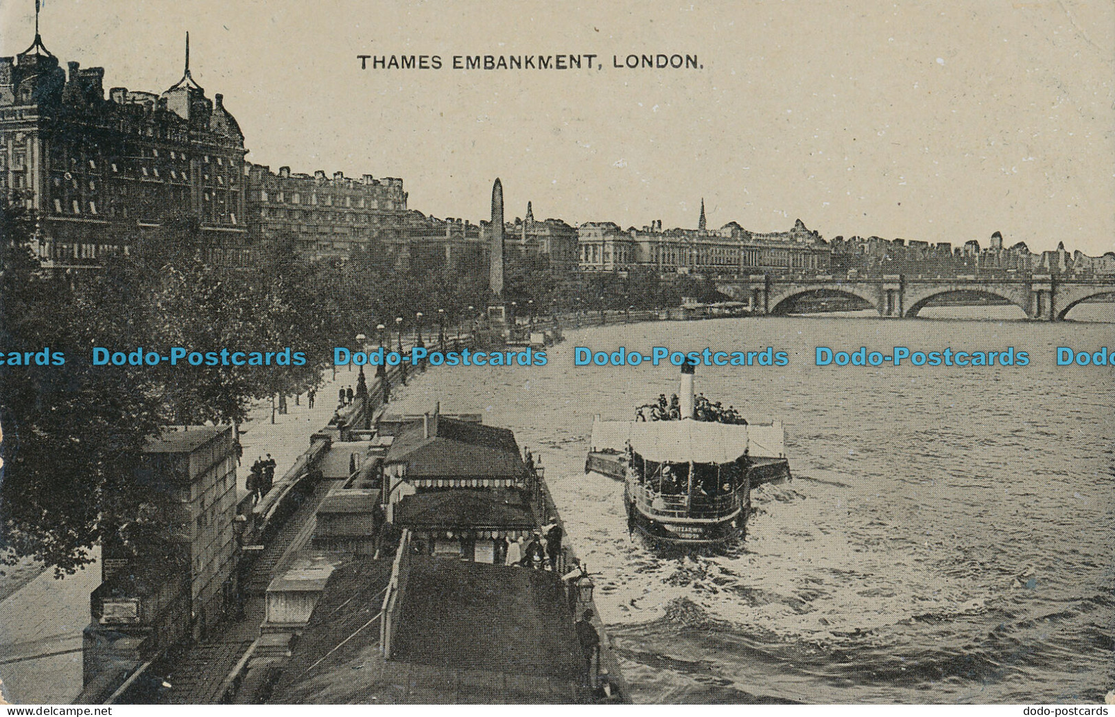 R001961 Thames Embankment. London. The Auto Photo. 1910 - Autres & Non Classés