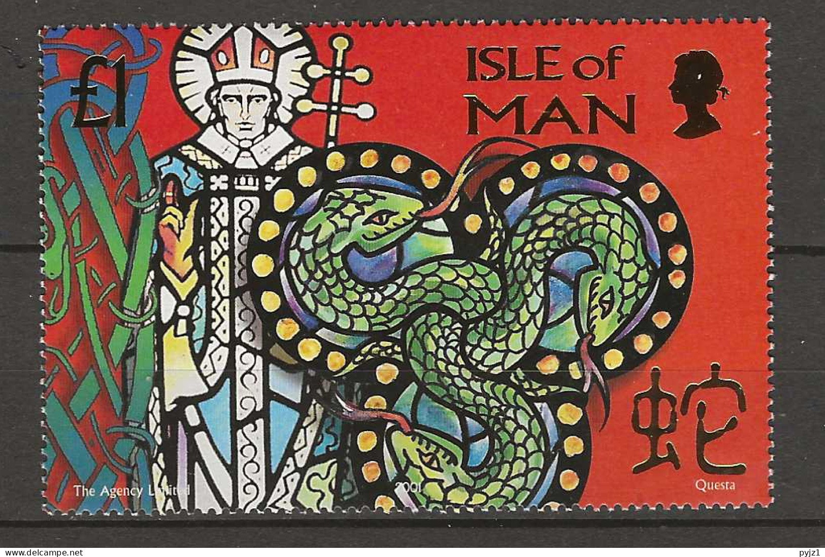 2001 MNH Isle Of Man Mi 899 Postfris** - Man (Insel)