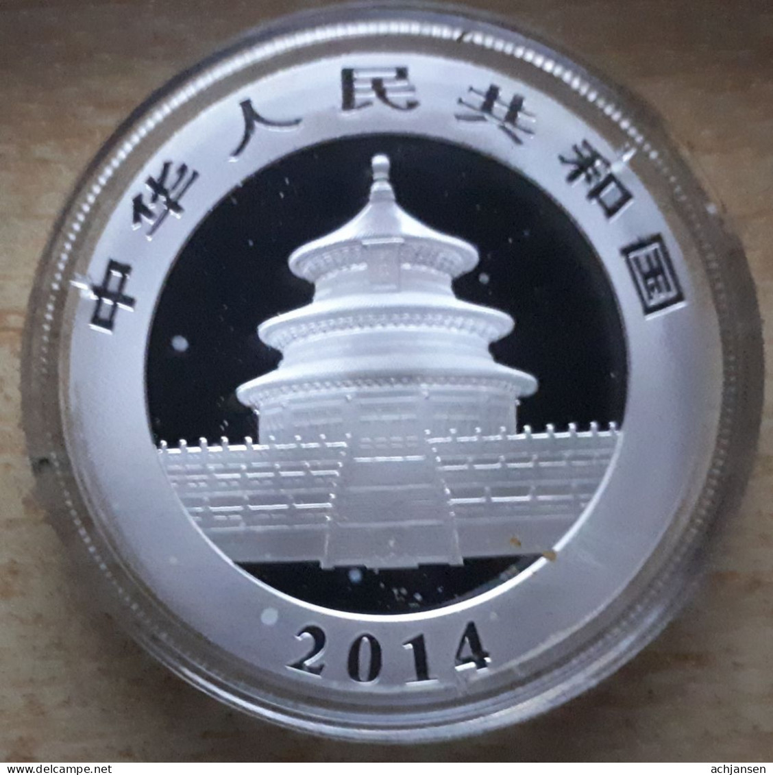 China, Panda 2014 Colourized - 1 Oz. Pure Silver - China