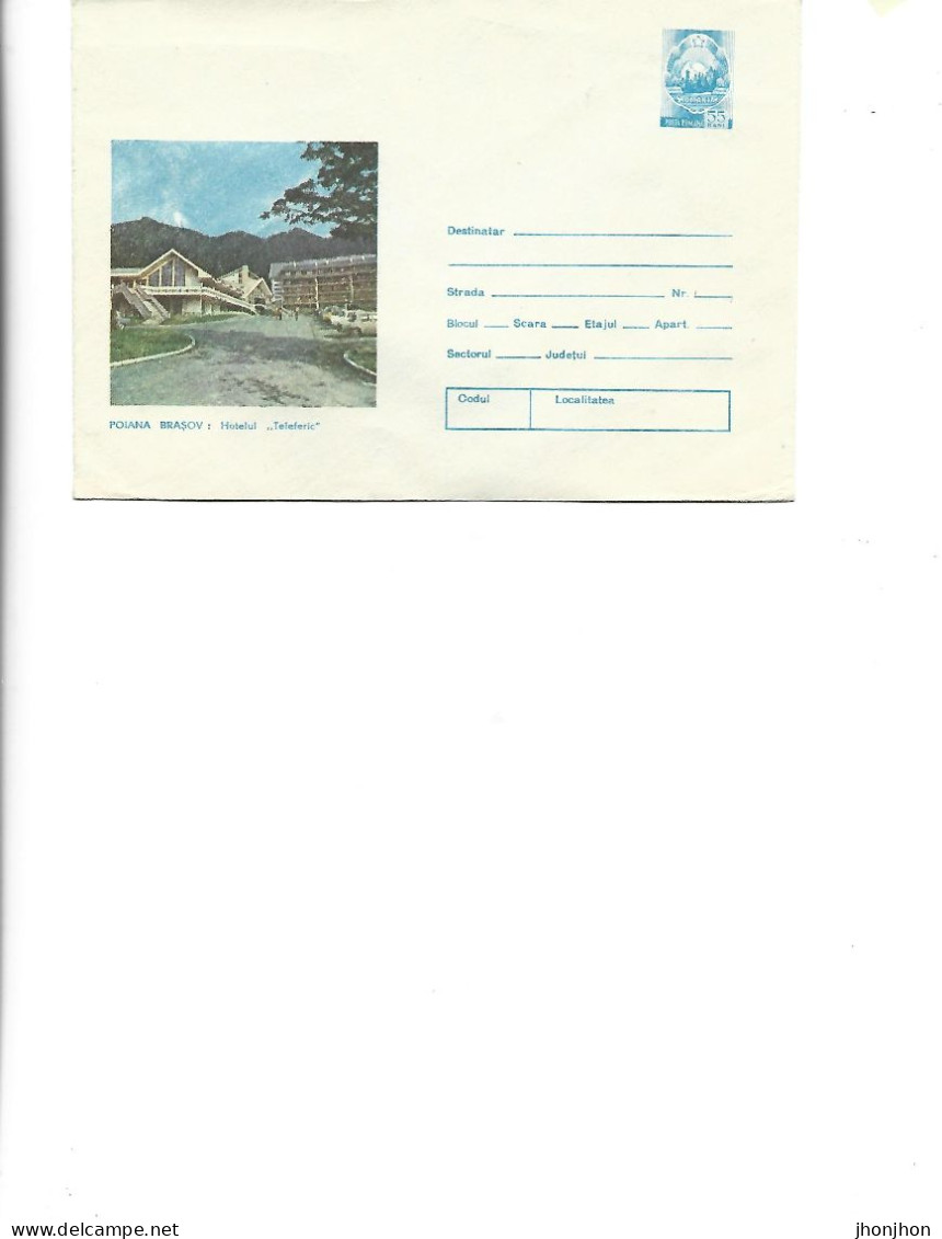 Romania - Postal St.cover Unused 1980(39)  -   Poiana Brasov - Teleferic Hotel - Entiers Postaux