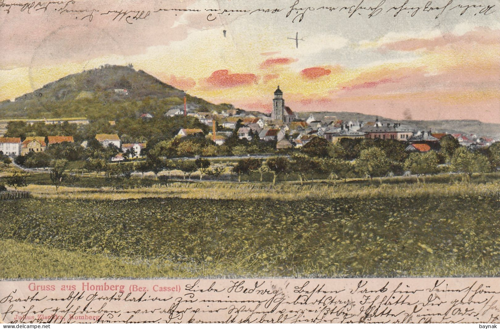 DE413  --   GRUSS AUS HOMBERG   ( Bez. CASSEL )  --  1903 - Homberg