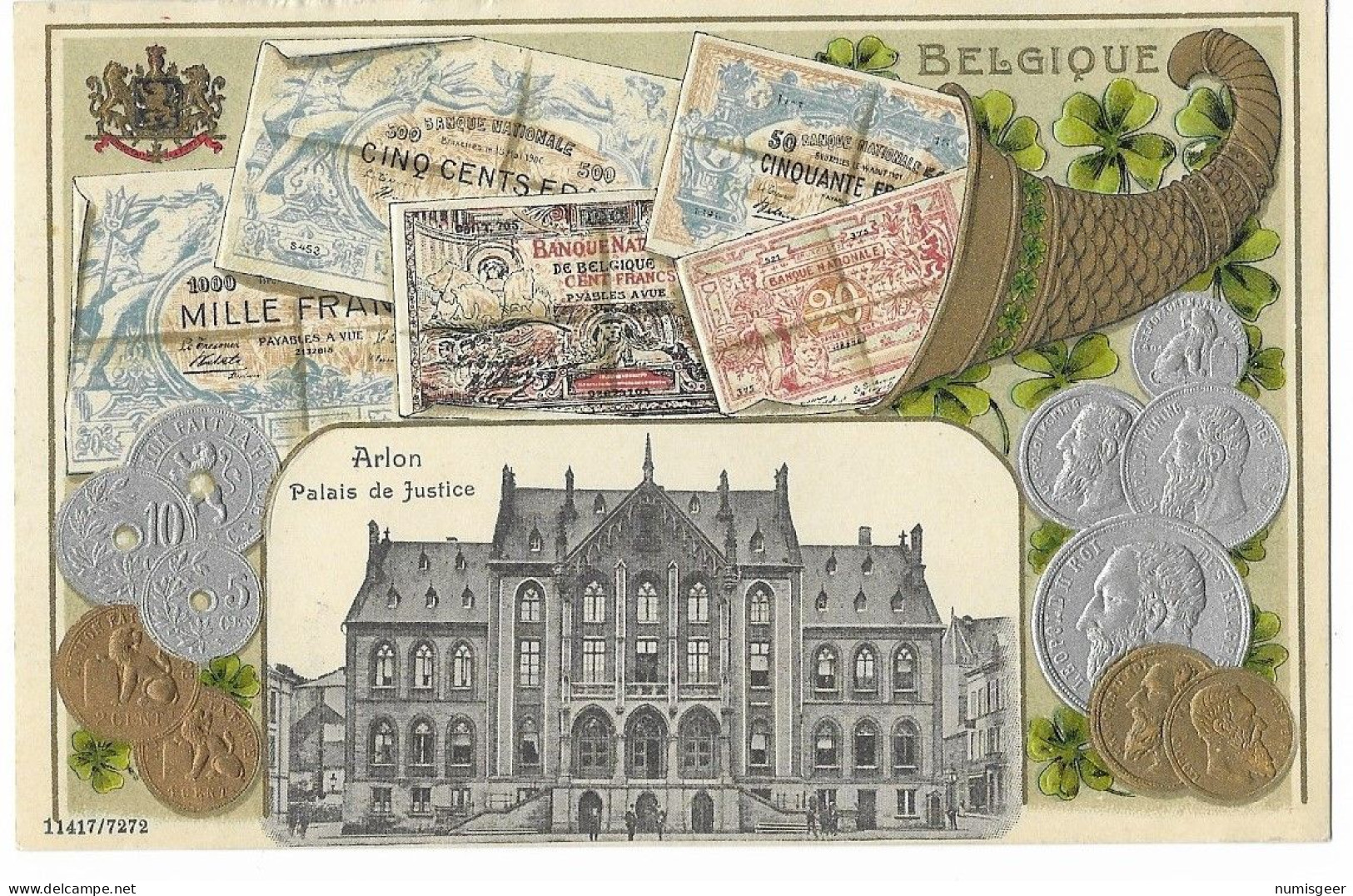 ARLON  --  Palais De Justice - ( Cp: En Relief ) - Arlon