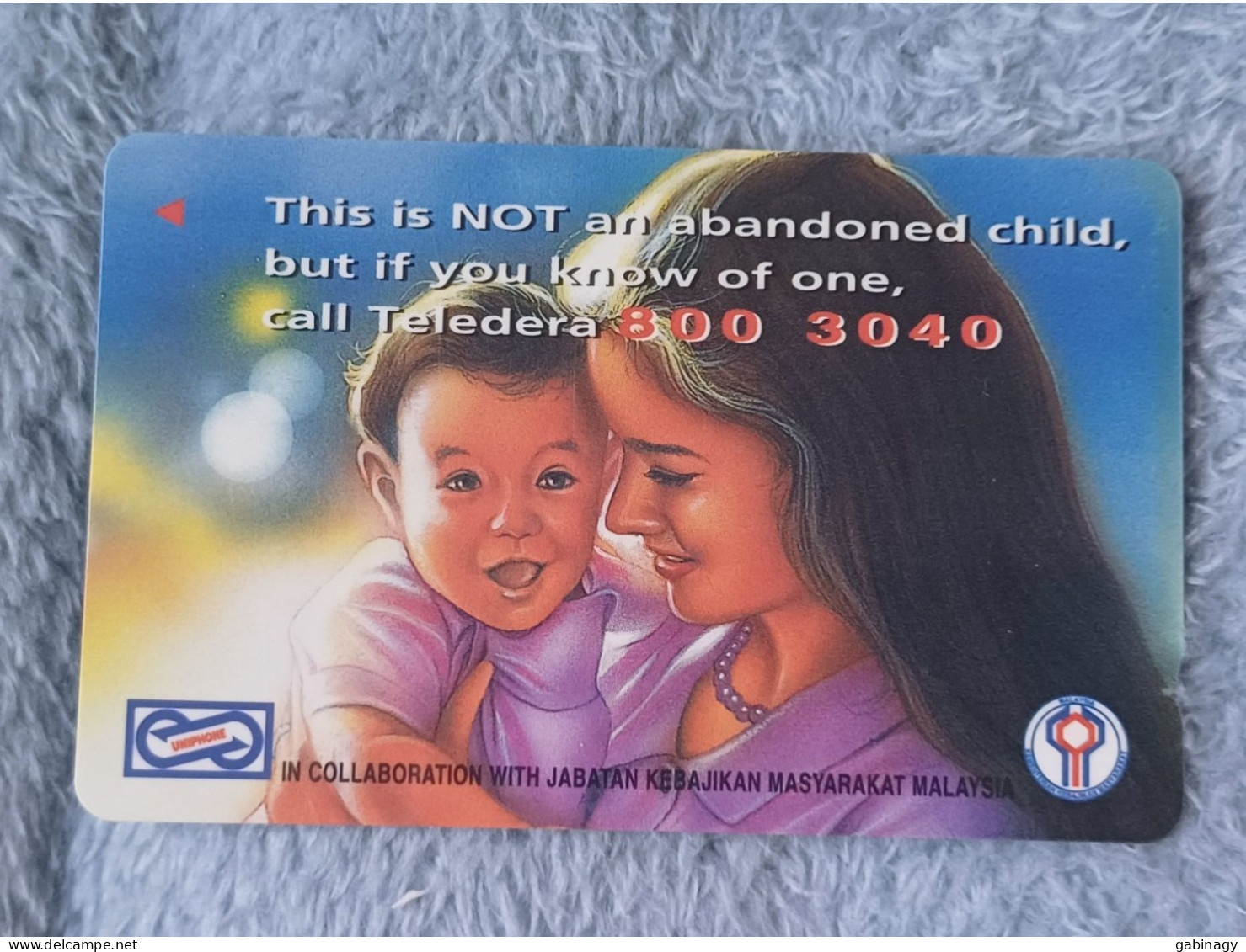 MALAYSIA - This Is Not An Abandoned Child - WOMAN - 20USBB - Altri & Non Classificati