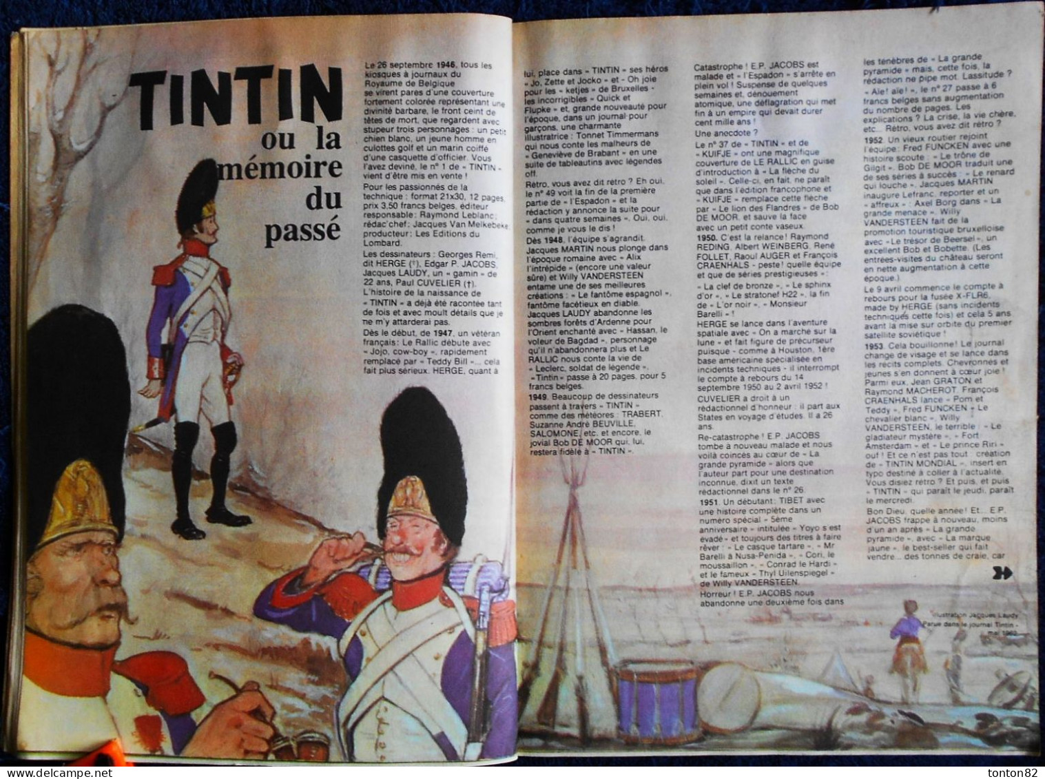 SUPER TINTIN RÉTRO - 21 - ( 1983 ) .