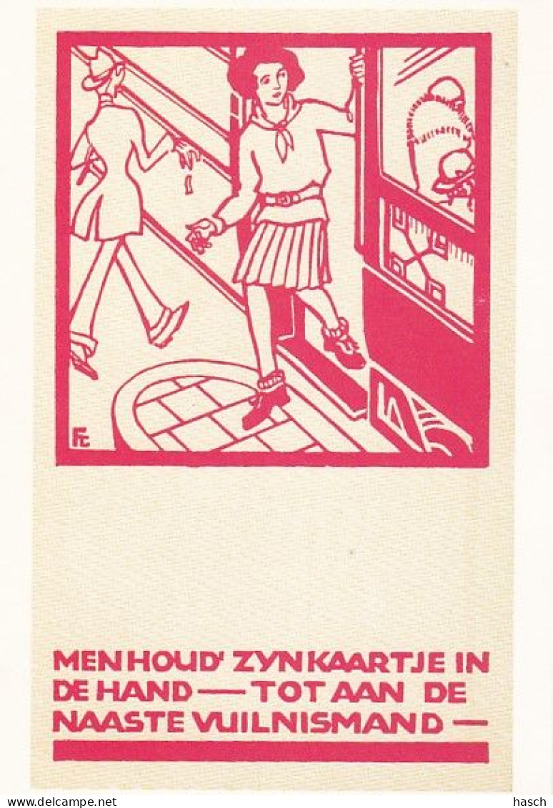 18784Fré Cohen, (1903-1943)Men Houd’zyn Kaartje In De Hand-tot Aan De Naaste Vuilnismand-. (Art Unlimited 1987) - Sonstige & Ohne Zuordnung