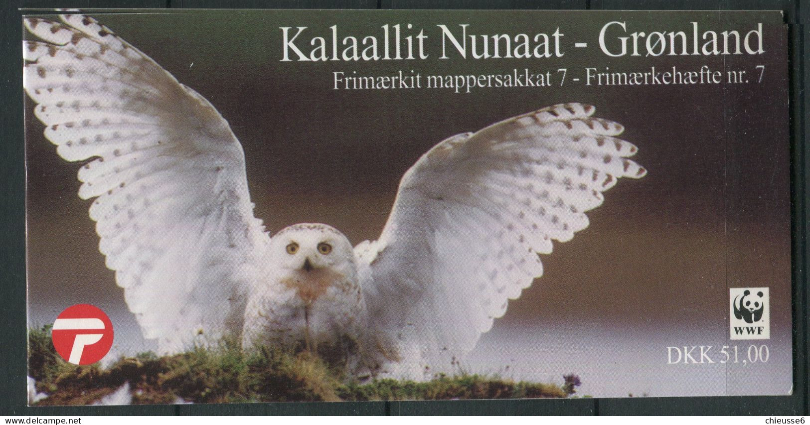 Groenland ** Carnet C310a - Oiseaux : Harfang Des Neiges - Neufs