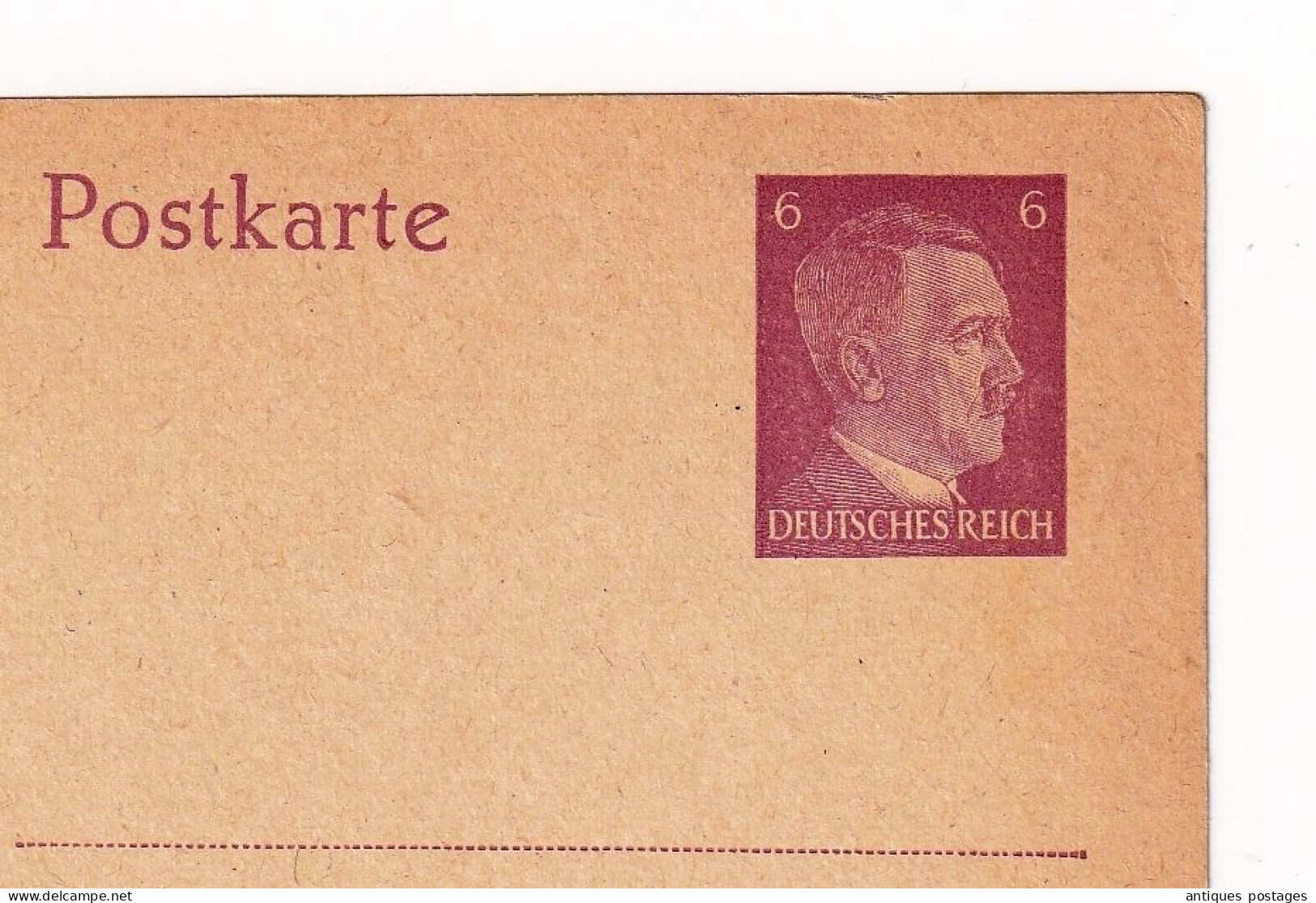 Postkarte Adolf Hitler Allemagne Deutschland Entier Postal Deutsches Reich - Cartes Postales