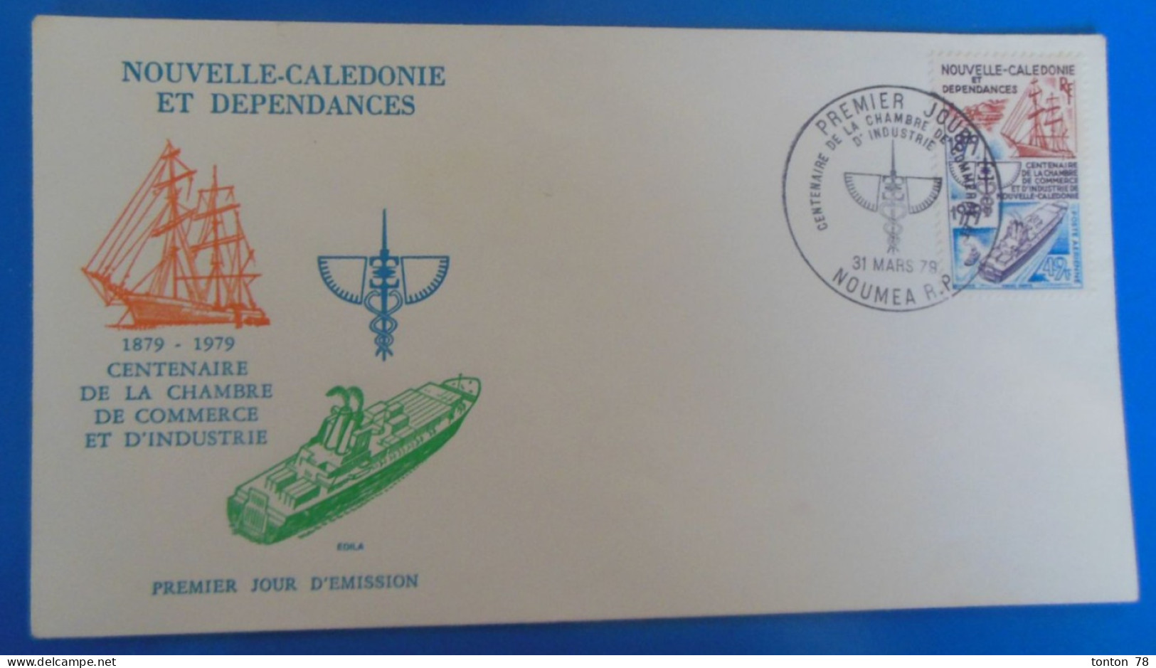 LETTRE 1 Er JOUR DE NOUVELLE CALEDONIE -    1979 - FDC