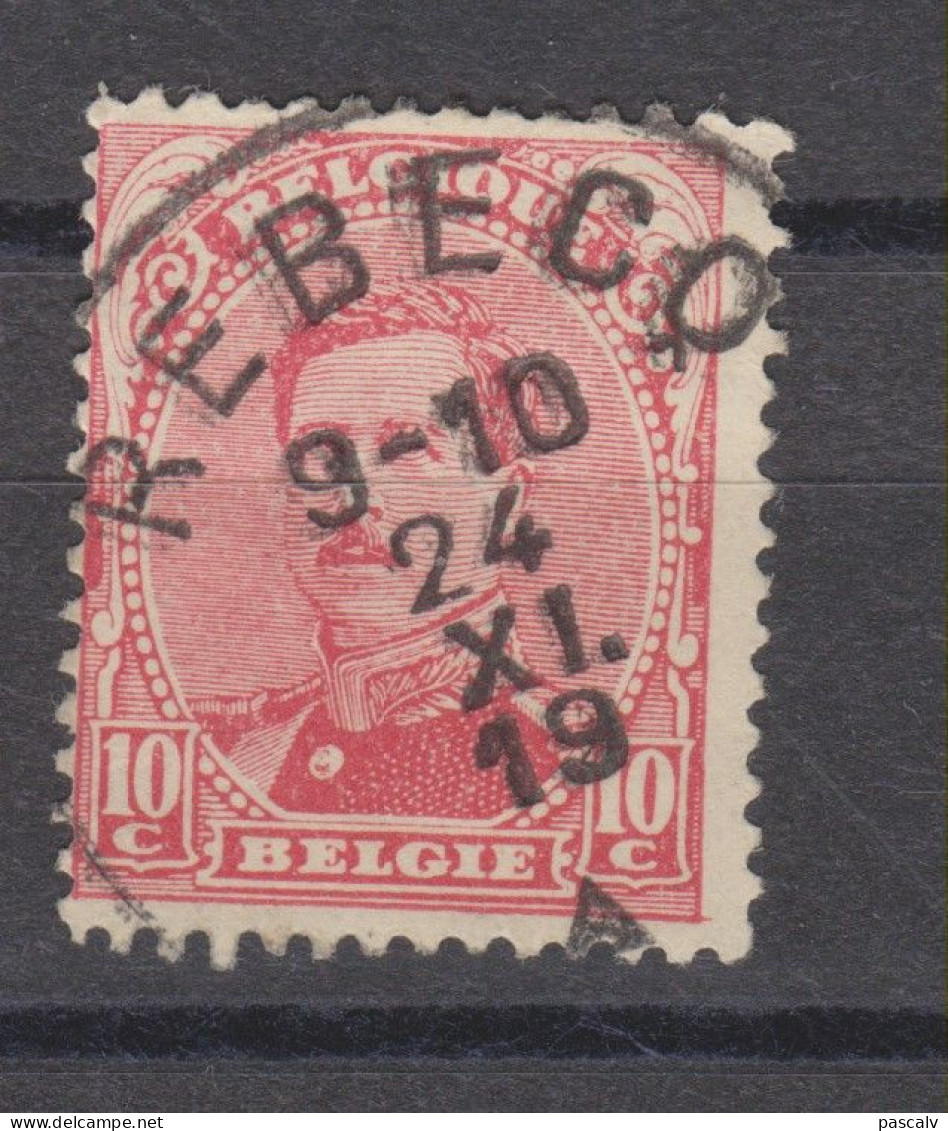 COB 138 Oblitération Centrale REBECQ - 1915-1920 Albert I