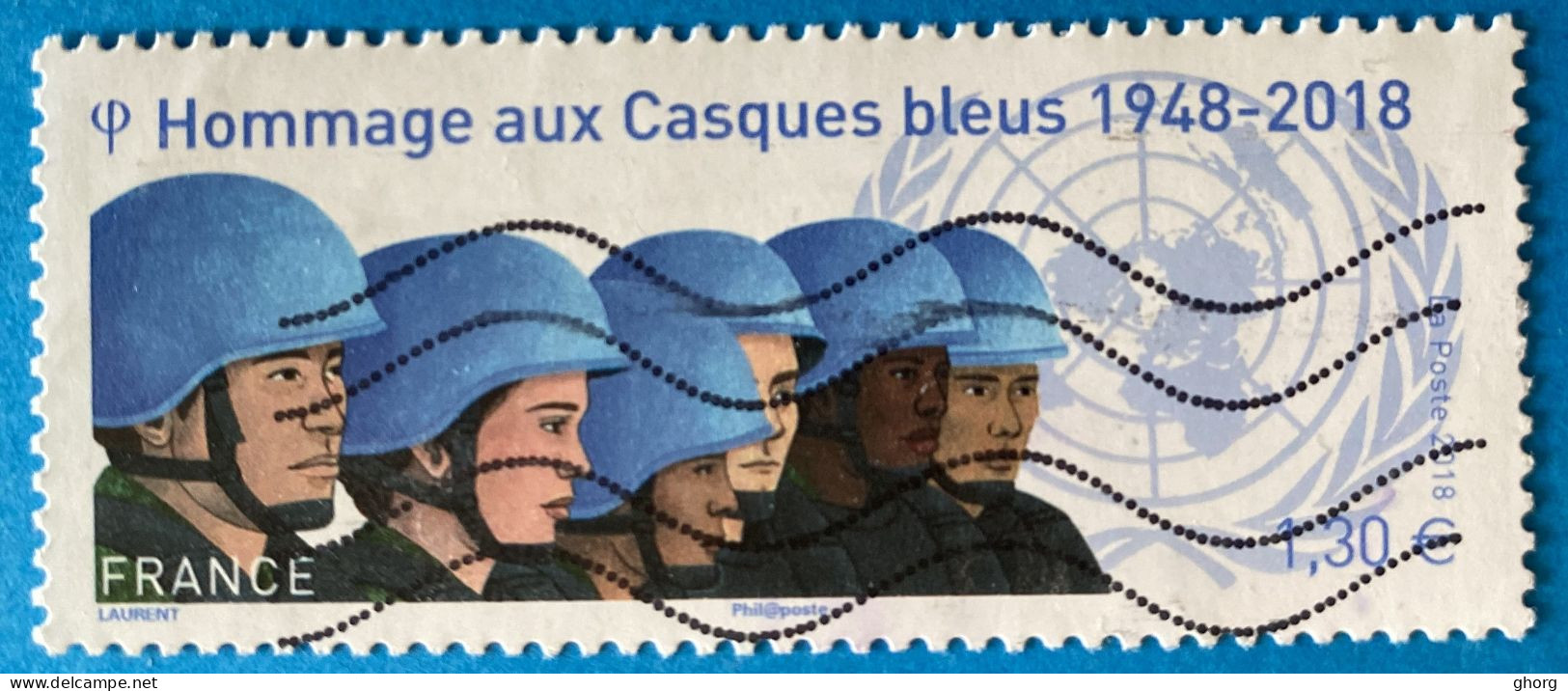 France 2018 : Hommage Aux Casques Bleu N° 5220 Oblitéré - Used Stamps