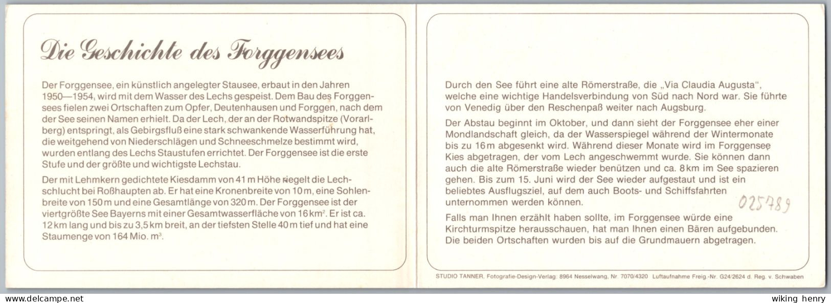 Füssen Im Allgäu - Mehrbildkarte Und Luftbild Panoramakarte- Doppelkarte - Fuessen