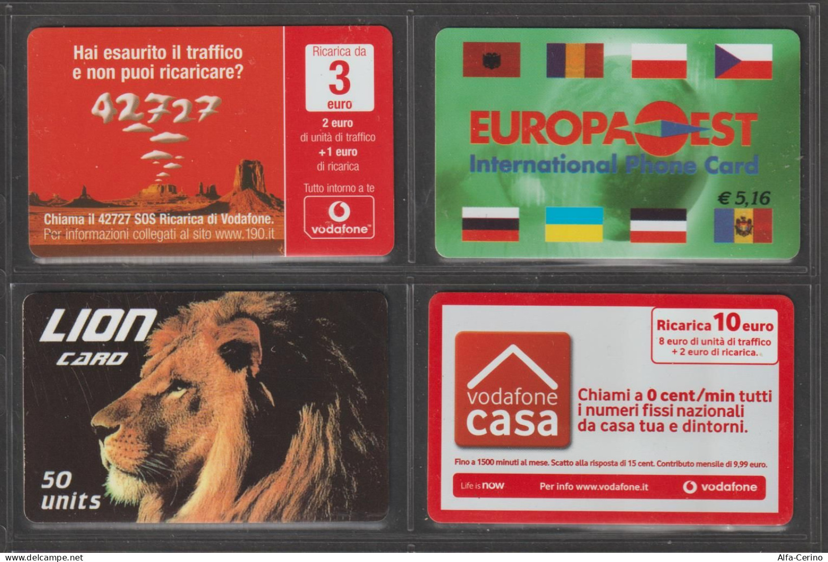 ITALIA:  RICARICHE  -  4  USATE  -  QUESTE. - [2] Sim Cards, Prepaid & Refills