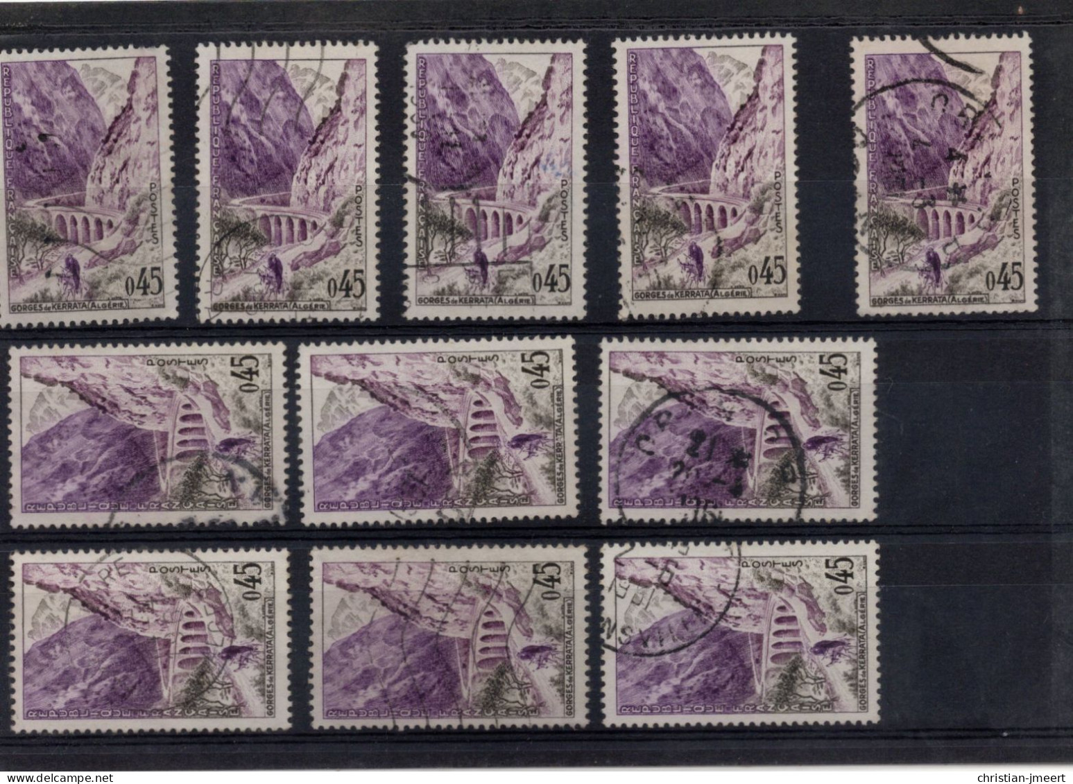 Variétés Sur Le 1237 De 1960 - Used Stamps