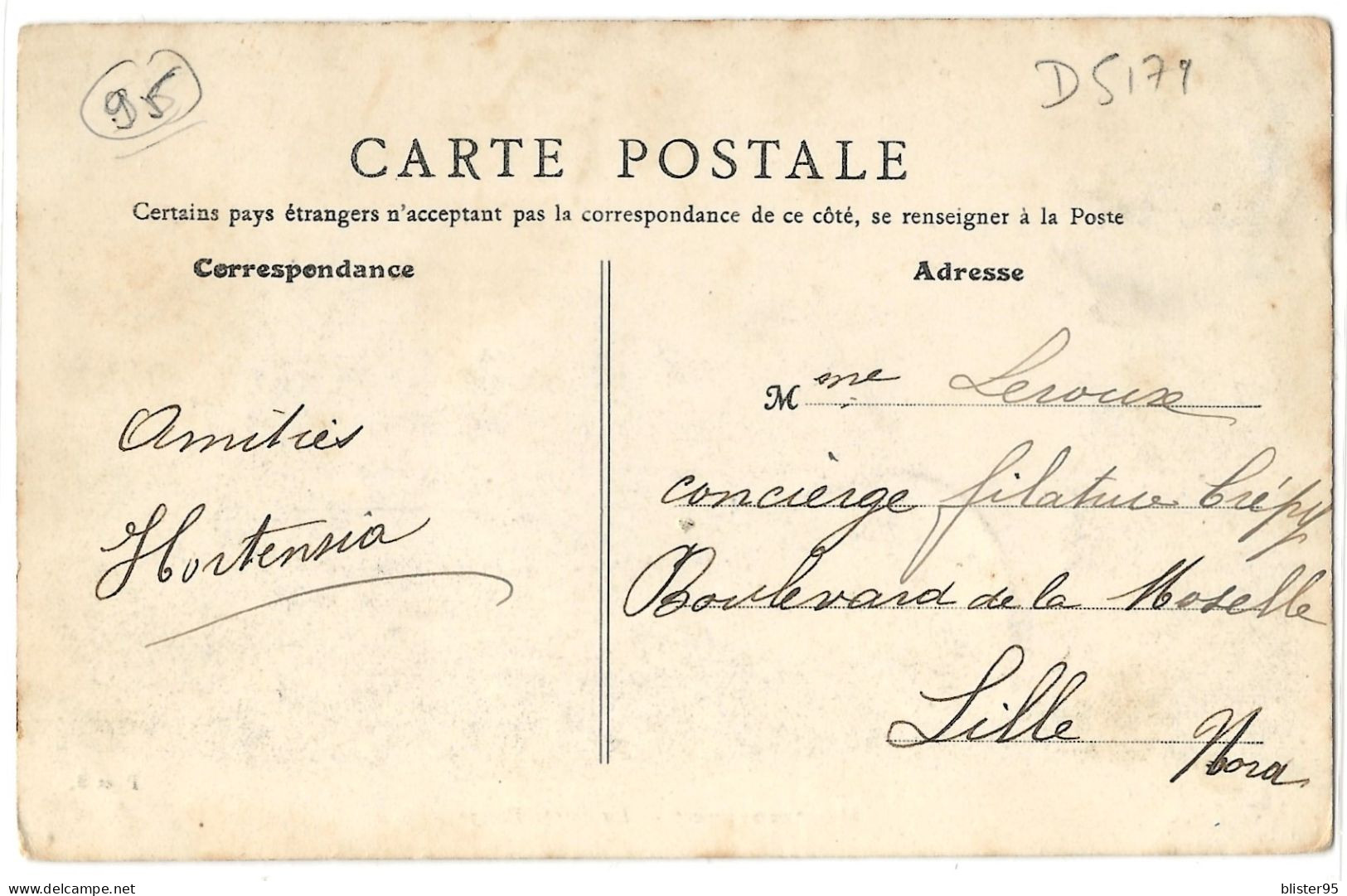 Montmorency (95) La Porte Rouge , Envoyée En 1908 - Montmorency