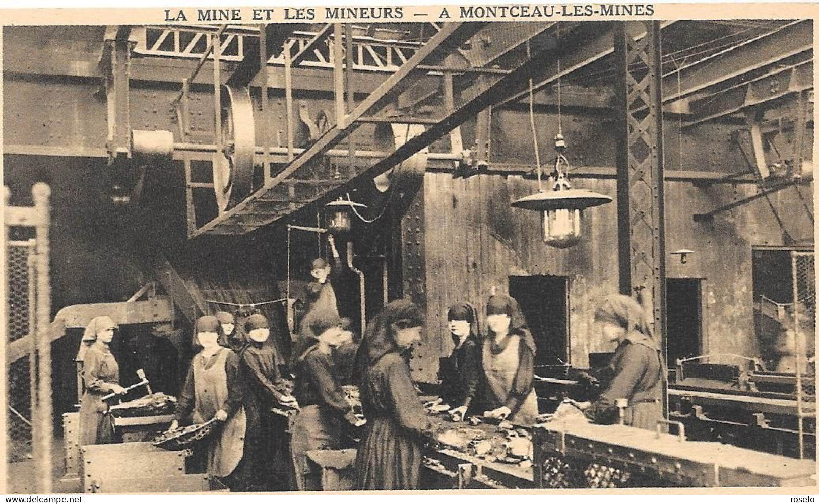 MONTCEAU LES MINES Un Atelier De Triage - Montceau Les Mines