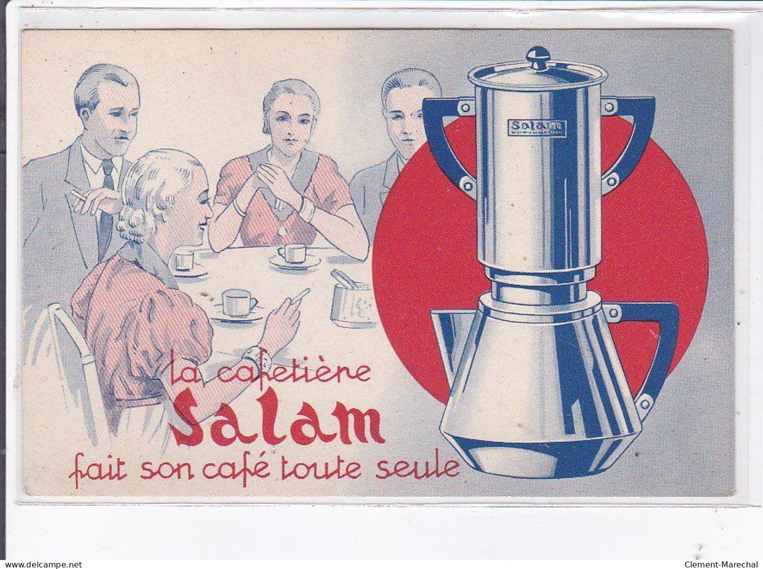 PUBLICITE : La Cafetière SALAM Fait Son Café Toute Seule (Pré Saint Gervais) - Très Bon état - Advertising