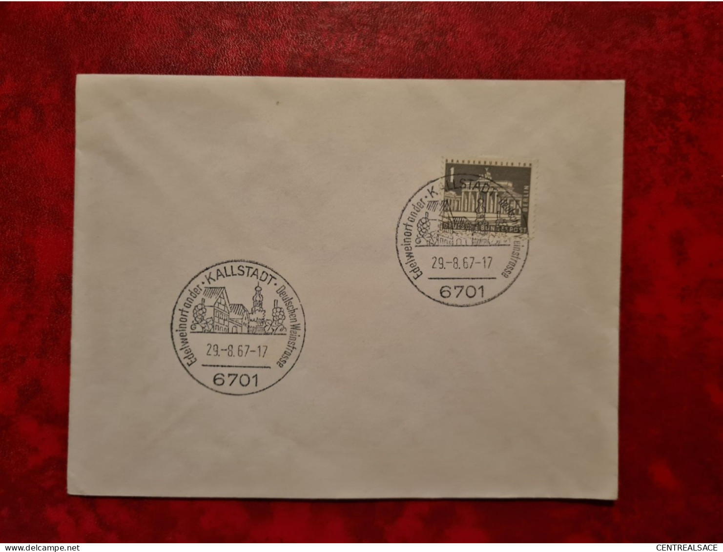 Lettre ALLEMAGNE 1967 KALLSTADR EDELWEINORT - Other & Unclassified