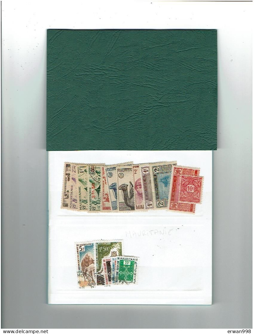 MAURITANIE - 12 Timbres Avant 1944 Vrac Neufs Et 5 De La Republique Oblitérés 1298 - Ungebraucht