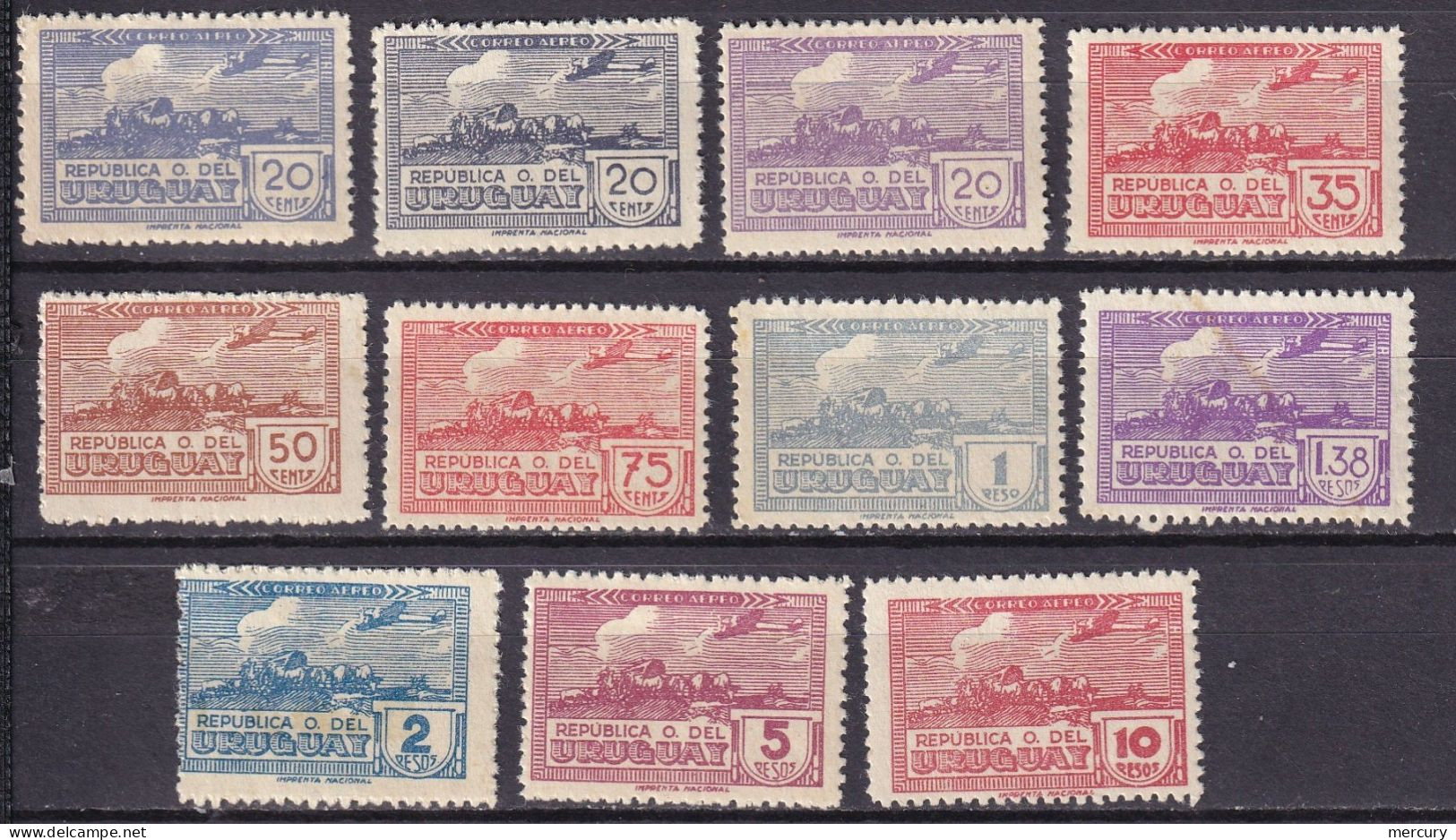 URUGUAY - Série PA De 1939*40 TTB - Uruguay