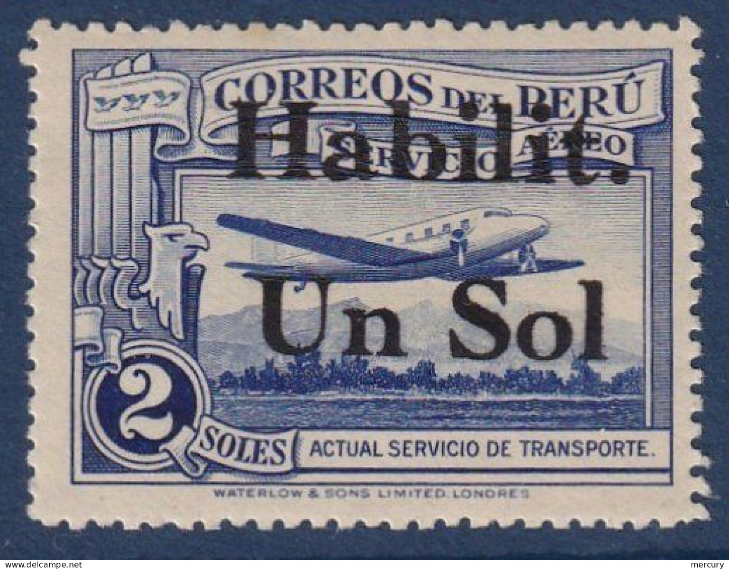 PEROU - 1 S. Sur 2 S. PA De 1937 TB - Pérou