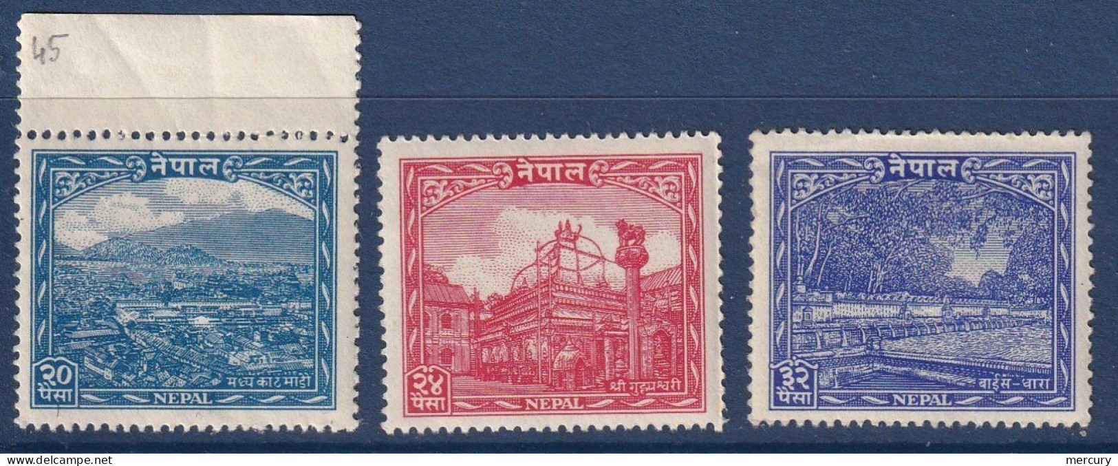 NEPAL - 3 Valeurs De 1949 TTB - Népal