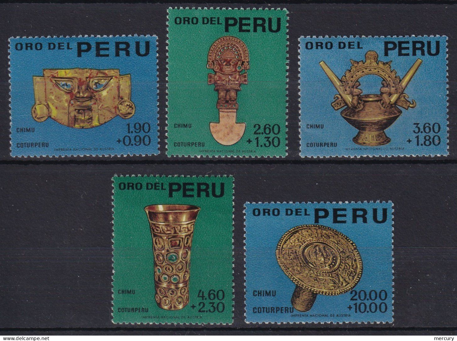 PEROU - Série Des Objets En Or TTB - Peru