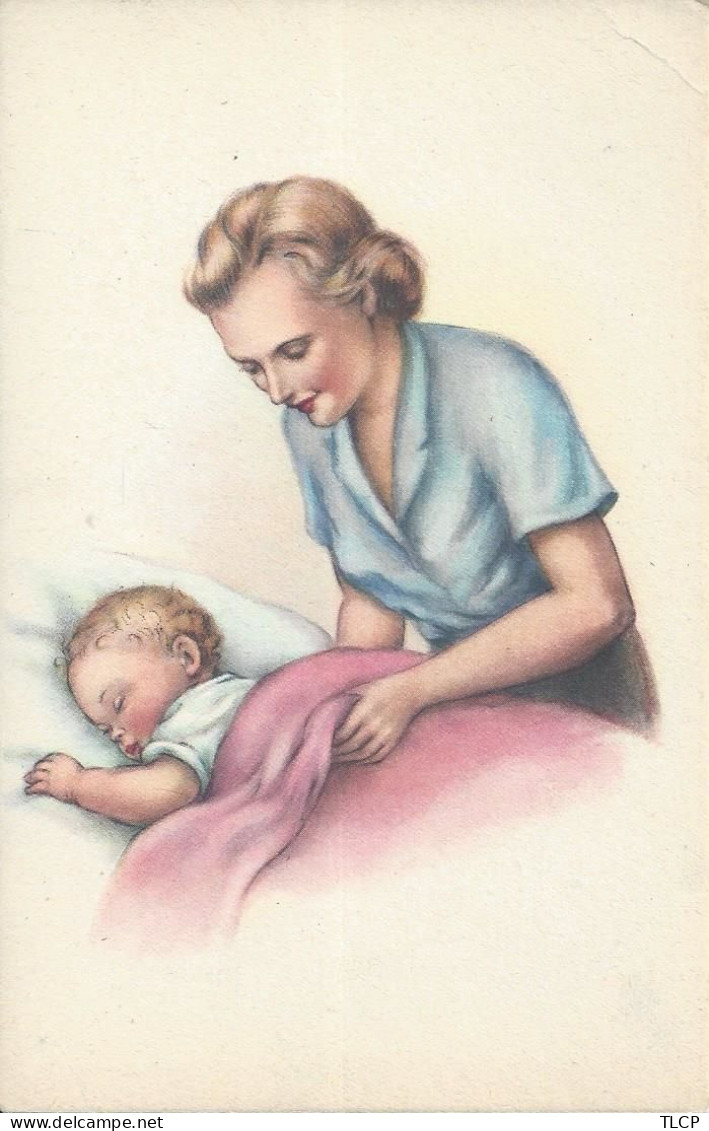 CPA  La Mère Et Son Bébé - Babies