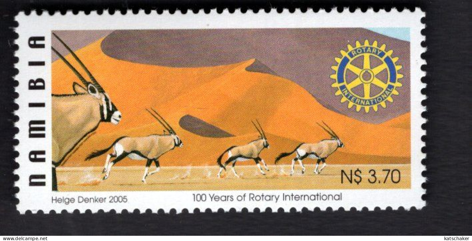 2031339011 2005 SCOTT 1053 (XX) POSTFRIS MINT NEVER HINGED -  ROTARY INTERNATIONAL CENT. - FAUNA - Namibia (1990- ...)