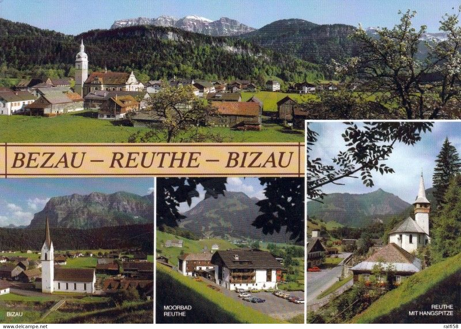 1 AK Österreich / Vorarlberg * Blick Auf Bezau Und Bizau Mit Reuthe Luftbildaufnahmen * - Bregenzerwaldorte