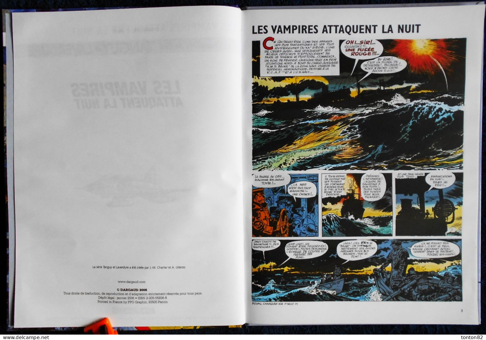 Charlier / Jijé - Tanguy Et Laverdure - Les Vampires Attaquent La Nuit - Dargaud " Les Indispensables "- ( 2006 ) . - Tanguy Et Laverdure