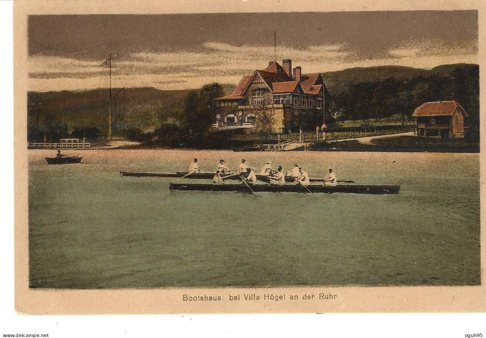 AVIRON à HUGEL-ESSEN (Allemagne) - Bootshaus Bei Villa Hügel An Der Ruhr - Aviron