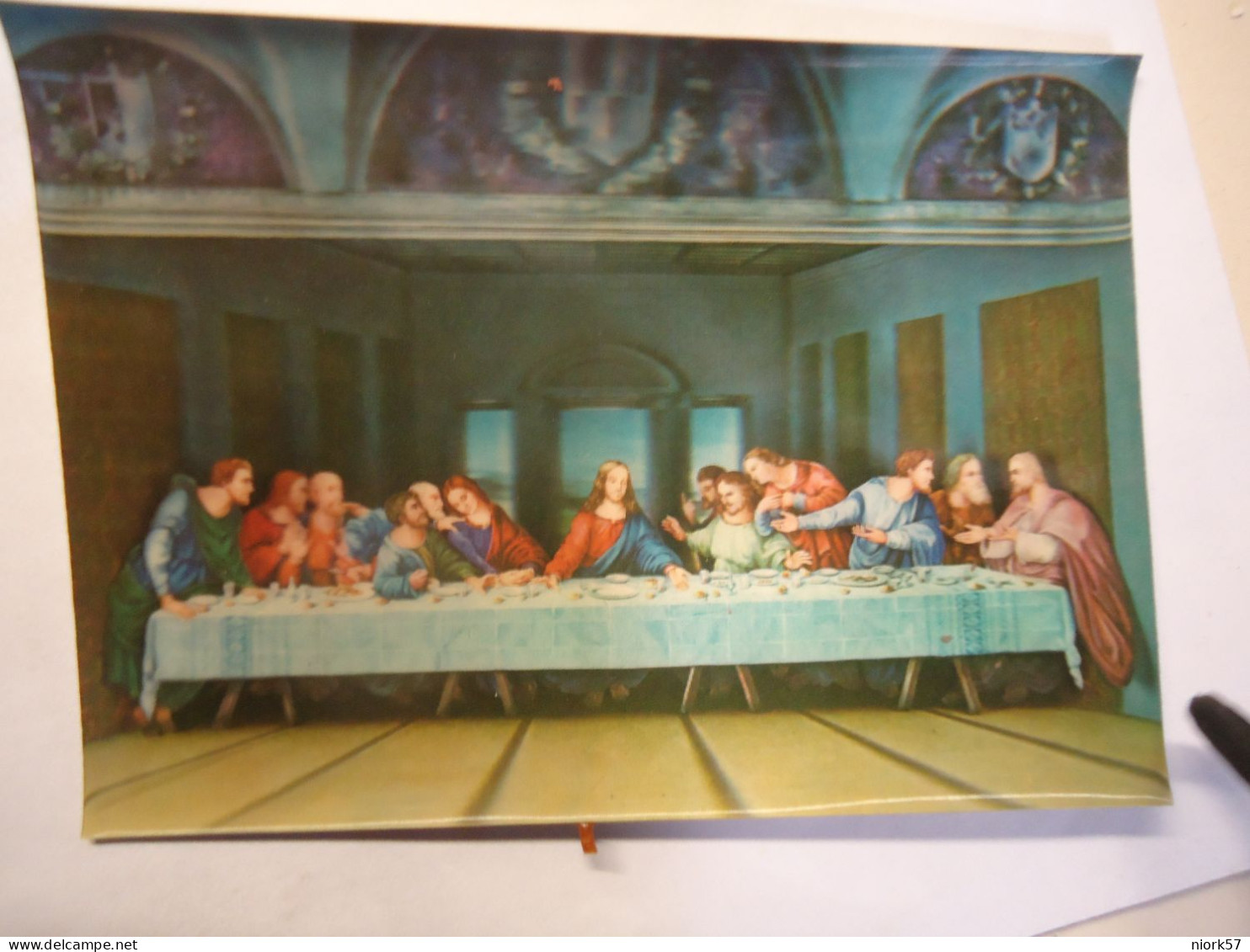 JAPAN RARE  3D   POSTCARDS  CHRISTIANITY    CHRIST'S LAST SUPPER - Sonstige & Ohne Zuordnung