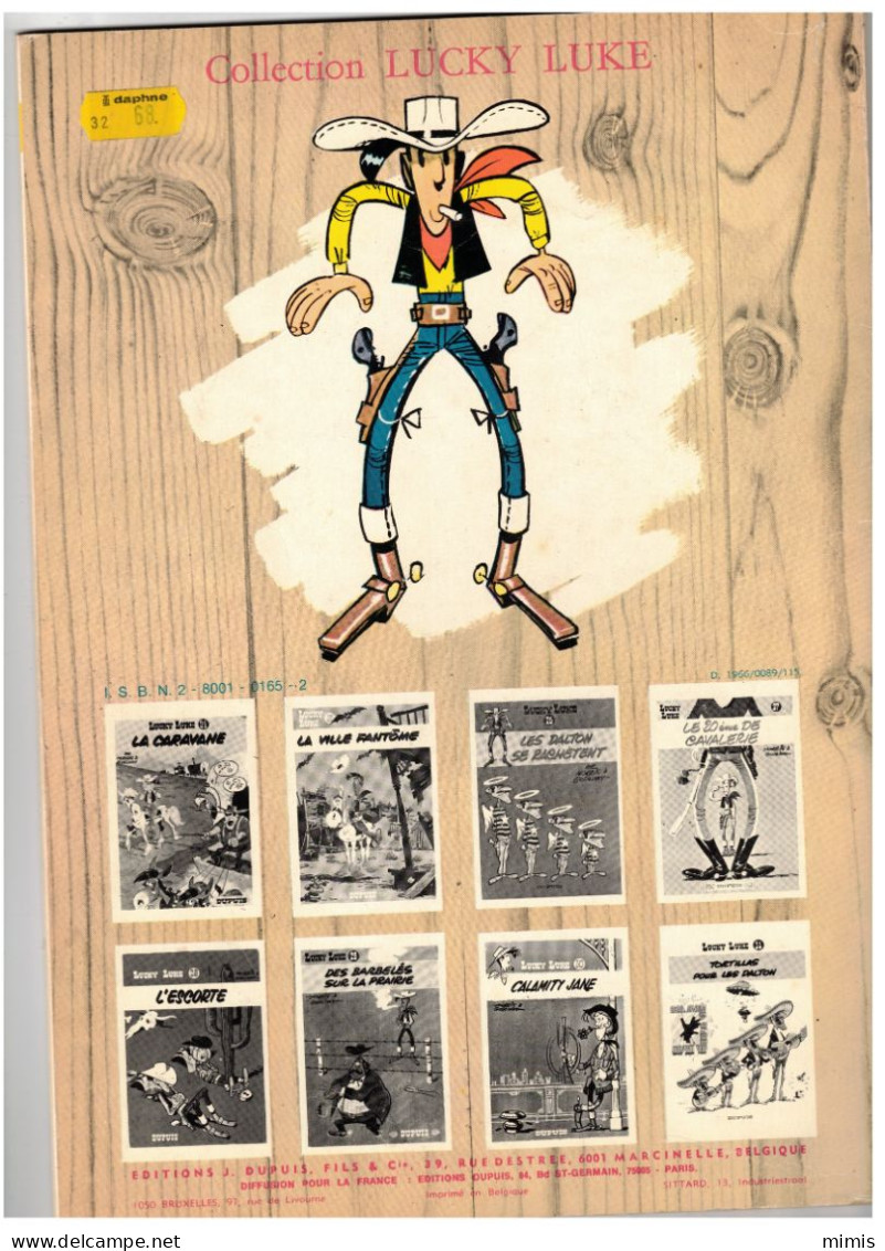 LUCKY LUKE     Les Dalton Se Rachètent      N° 26     Réédition 1969 - Lucky Luke