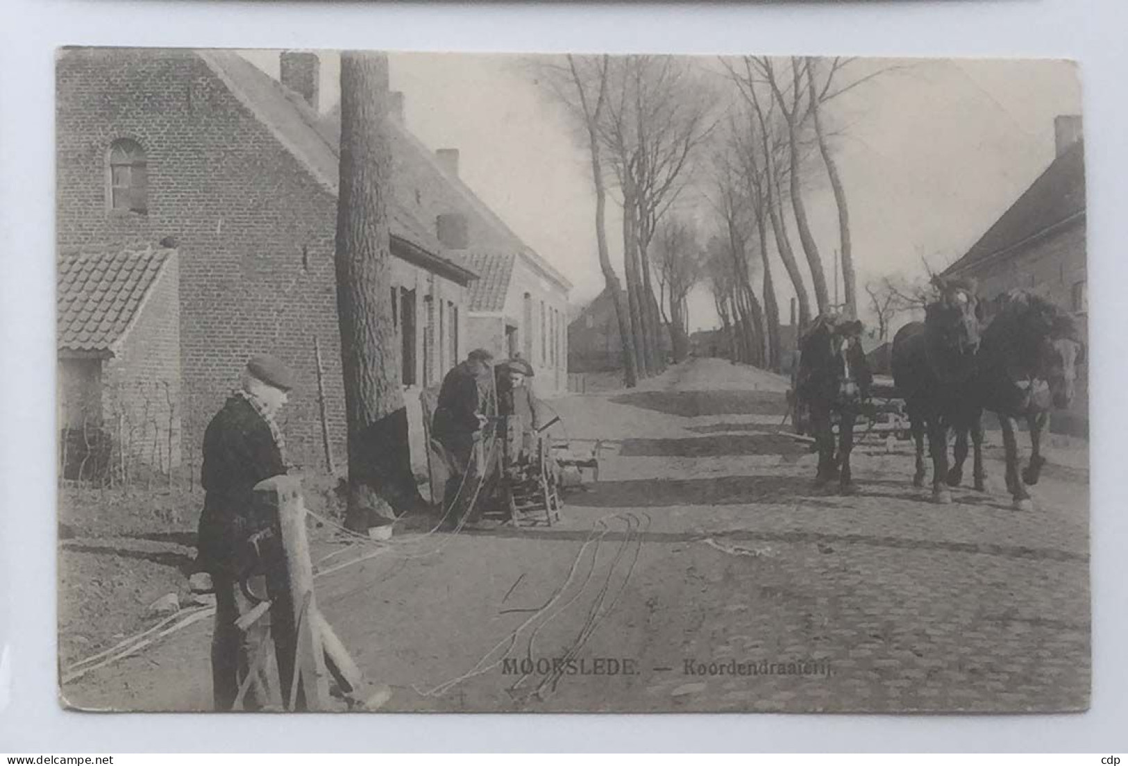 Cpa MOORSLEDE Attelages  1915   Ancien Allemand - Moorslede